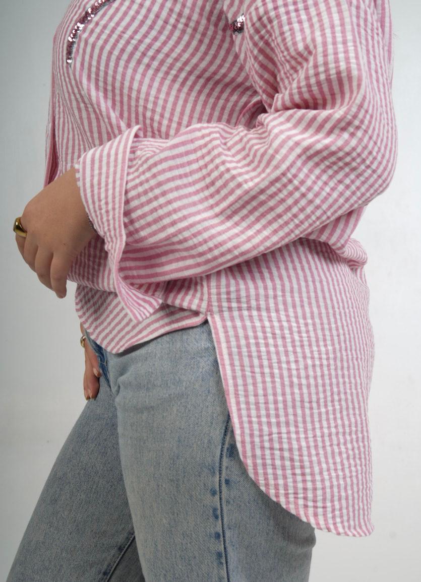 Ribbon Stripe blouse