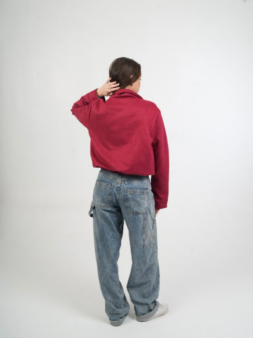 Luxe Cropped Suede Jacket